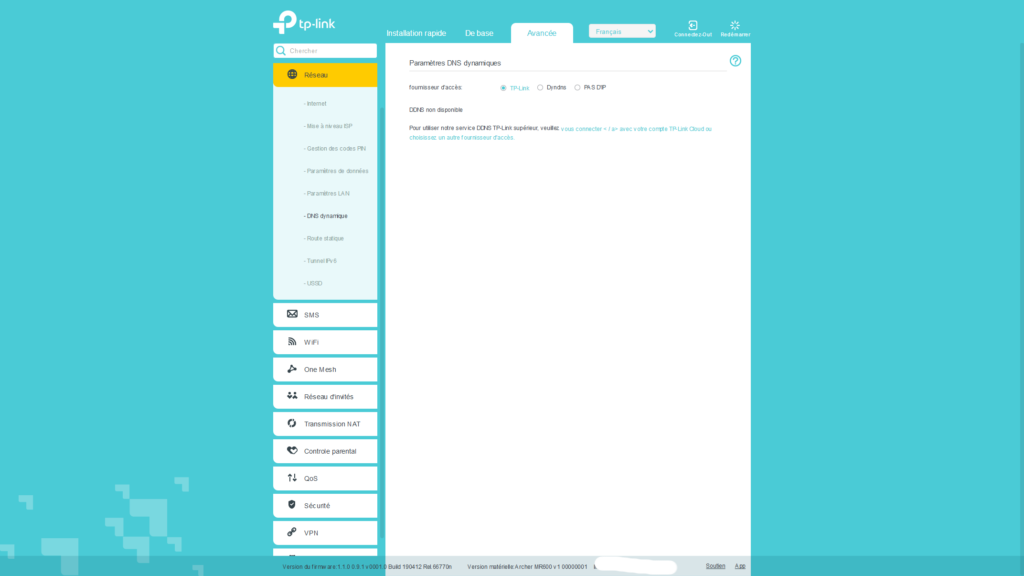 interface-archer-MR600-reseau-dns-dynamique
