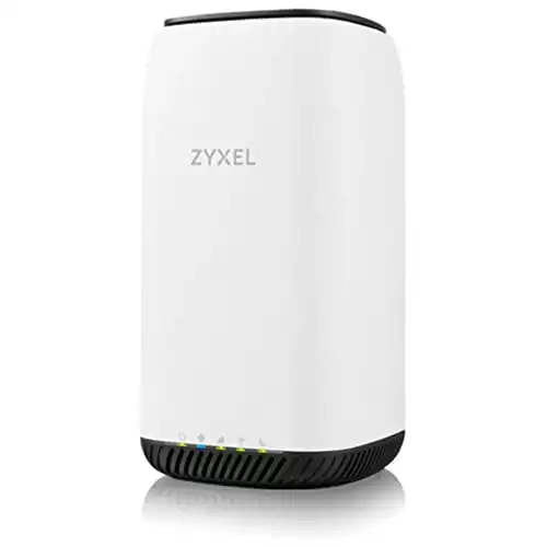 Zyxel Routeur d'intérieur 5G NR Gestion dans Le Cloud Nebula | Vitesses de données de 5 GB/s | Routeur WiFi 6 AX1800 | Partage WiFi 6 avec 64 appareils | Basculement [Nebula NR5101]
